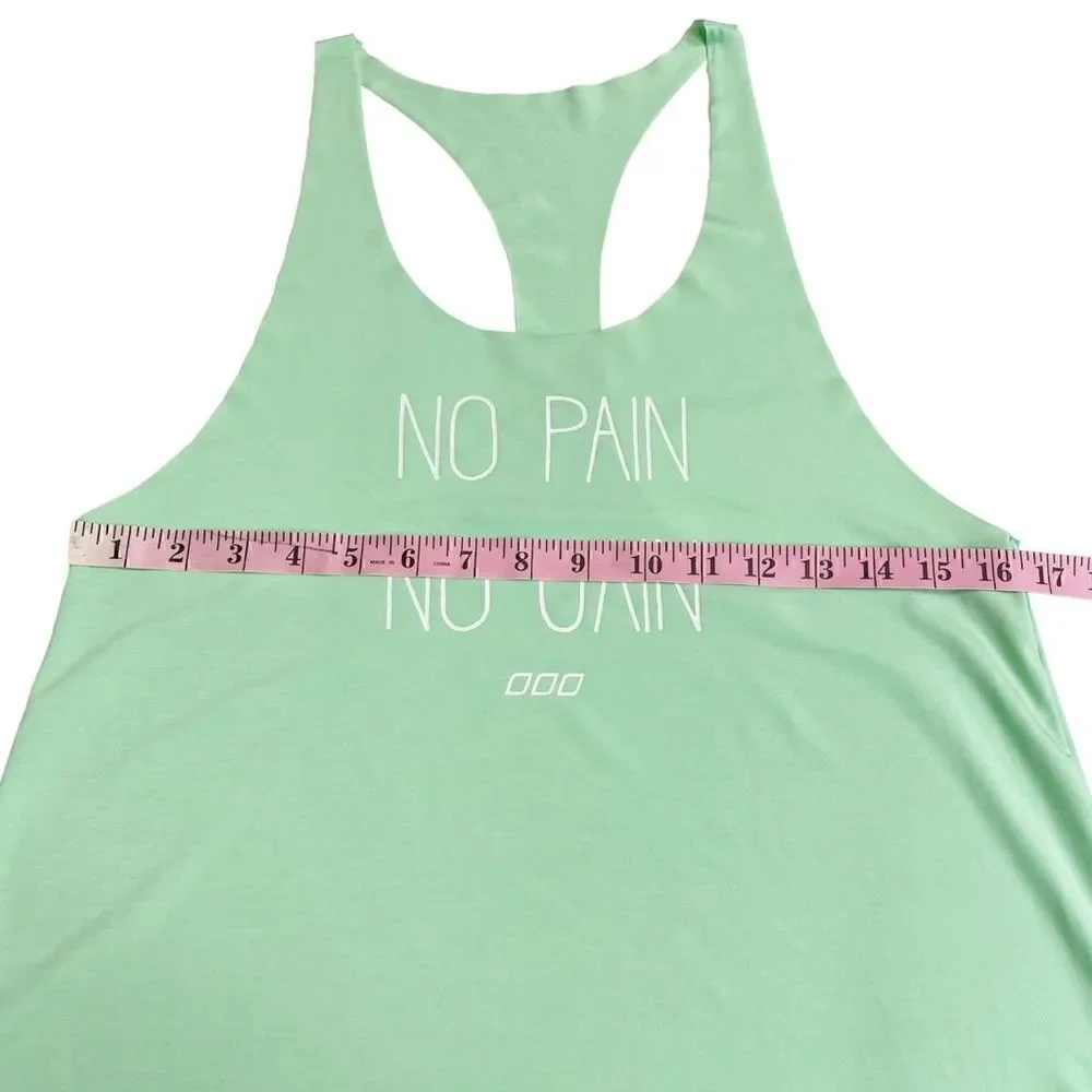 LORNA Jane ‘Easy To Wear’ Active Run Tank in Mint Sorbet Marl Size Medium